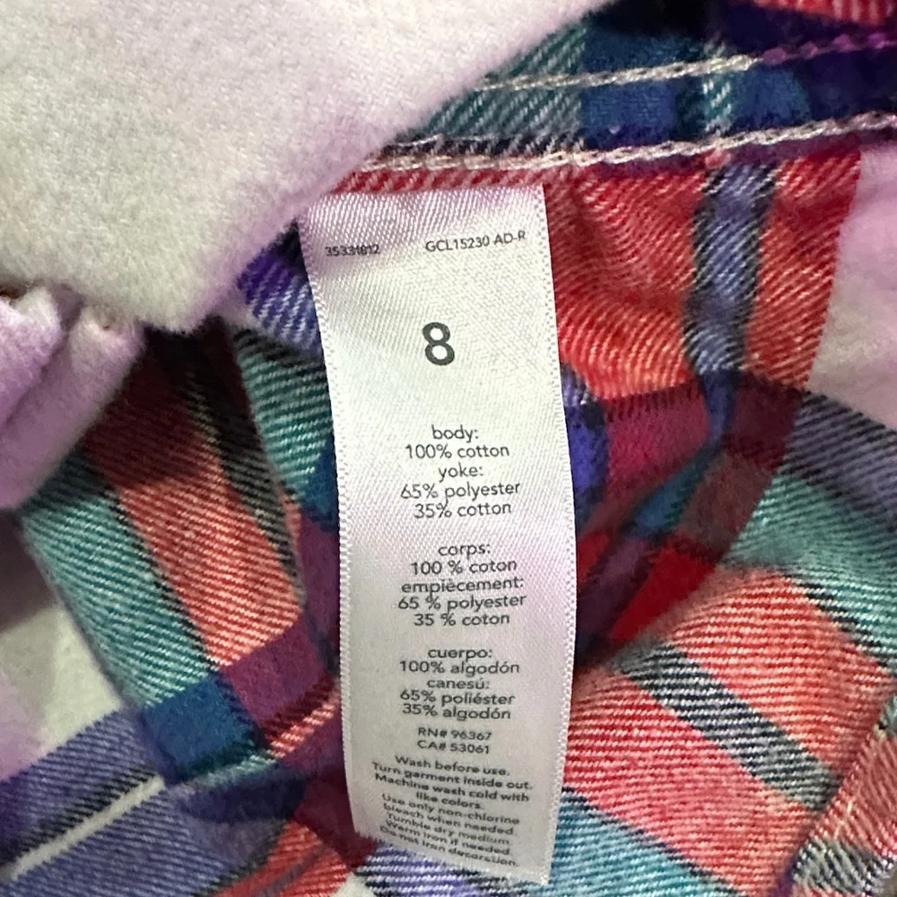OshKosh Bgosh vibrant plaid